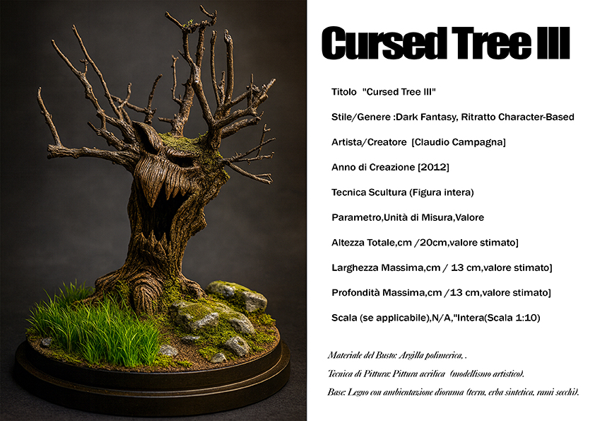 Scultura Cursed Tree III, drop precedente esaurito