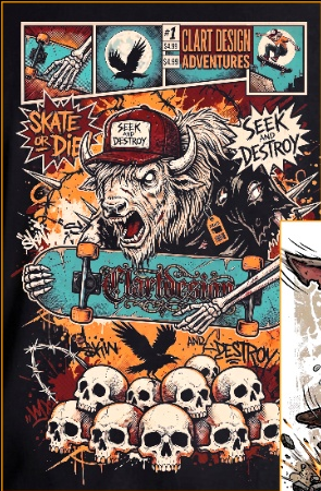 Clartdesign Skate Poster